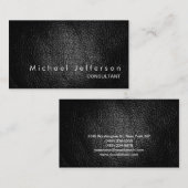 Ledereffekt Berufliche moderne Visitenkarte (Vorne/Hinten)