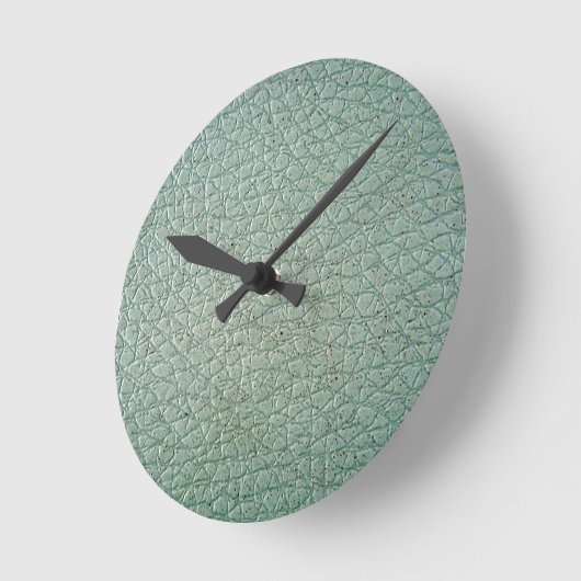 LederFaced 6 Runde Wanduhr (Winkel)