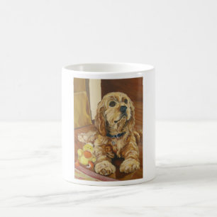 Lederfarbenes Cocker spaniel Kaffeetasse