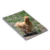 Lederfarbenes Silkie Huhn-Notizbuch Notizblock (Rechte Seite)