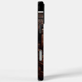 Ledergeschnitzte Traktorszene Case-Mate iPhone Hülle (Rückseite / Rechts)