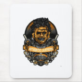Ledergesicht, Horror, Halloween Mousepad (Vorne)