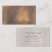 Ledergewebe Visitenkarte (Vorne/Hinten)