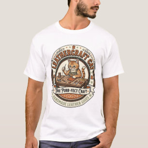 Lederhandwerk Katze Lederhandwerk Katze Vintage Ve T-Shirt