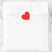 LEDERHERZSYMBOL RUNDER AUFKLEBER (Tasche)
