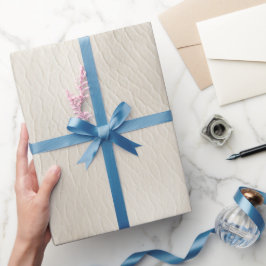 Lederhochzeit von Ledercreme-Imitaten Geschenkpapier
