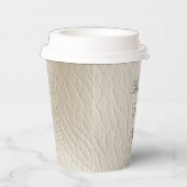 Lederhochzeit von Ledercreme-Imitaten Pappbecher (Rechts)