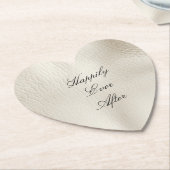 Lederhochzeit von Ledercreme-Imitaten Untersetzer (angewinkelt)