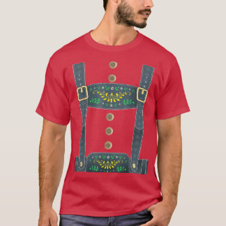 Lederhosen Suspenders Oktoberfest München T-Shirt