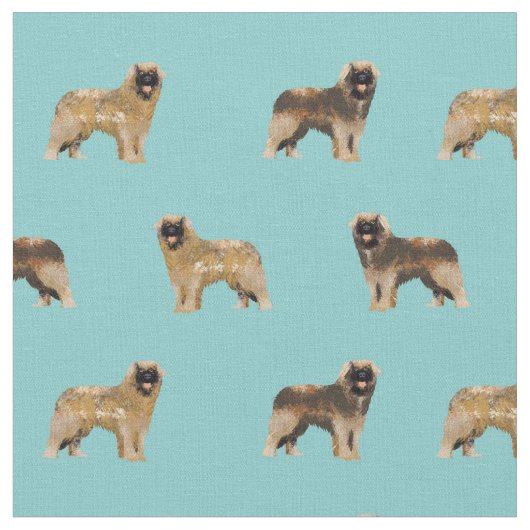 Lederhunde hellblau stoff (Nahaufnahme)