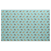 Lederhunde hellblau stoff (Fat Quarter (45,7 x 55,9 cm))