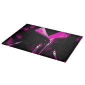 Lederjacke Pink-Schneidplatte Schneidebrett (Ecke)