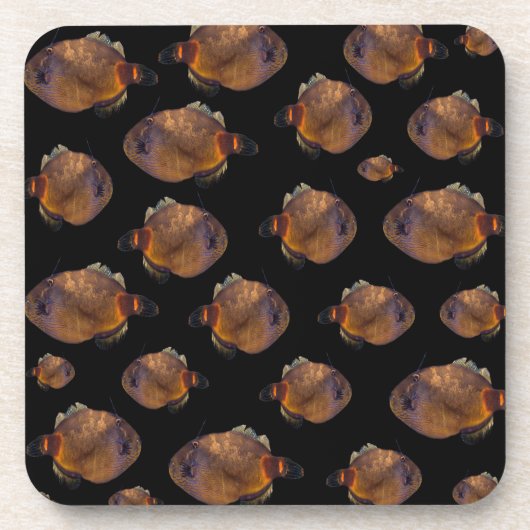 Lederjackenfischschule, Getränkeuntersetzer (Vorderseite)