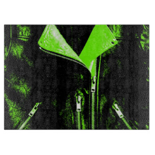 LederJacket Grüne Schneideplatte Schneidebrett