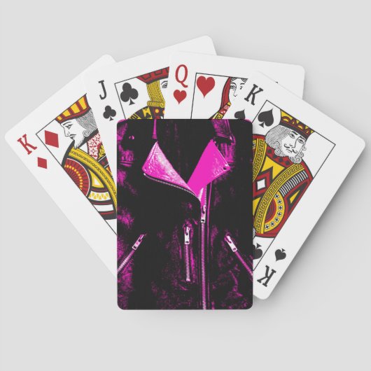 LederJacket Pink Spielkarten (Rückseite)
