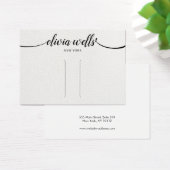 Lederkalligraphie Haarschnitt Barrett Display (Schreibtisch)