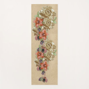 Lederleder-Blume Yogamatte