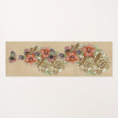 Lederleder-Blume Yogamatte (Vorderseite (Horizontal))