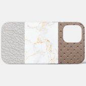 Lederleder Imitate Marbella Case-Mate iPhone Hülle (Rückseite (Horizontal))