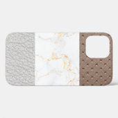 Lederleder Imitate Marbella Case-Mate iPhone Hülle (Rückseite (Horizontal))