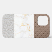 Lederleder Imitate Marbella Case-Mate iPhone Hülle (Rückseite (Horizontal))