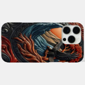 Lederlook Eagle Nature Scene Case-Mate iPhone Hülle (Rückseite (Horizontal))