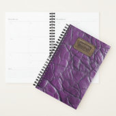 Lederlook-Planner - Royal Lila Planer (Anzeige)