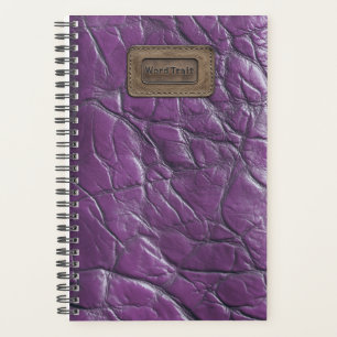 Lederlook-Planner - Royal Lila Planer