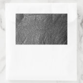 Lederlook Rechteckiger Aufkleber (Tasche)