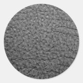 Lederlook Runder Aufkleber (Vorderseite)