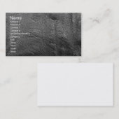 Lederlook Visitenkarte (Vorne/Hinten)