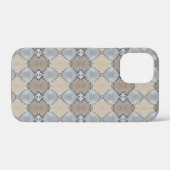 Ledermuster aus matten ertonten Imitaten Case-Mate iPhone Hülle (Rückseite (Horizontal))