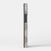 Ledermuster aus matten ertonten Imitaten Case-Mate iPhone Hülle (Rückseite / Rechts)