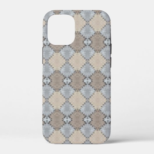 Ledermuster aus matten ertonten Imitaten Case-Mate iPhone Hülle (Rückseite)