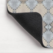 Ledermuster aus matten ertonten Imitaten Mousepad (Ecke)