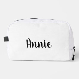 Ledername Makeup Bag, personalisieren Hochzeitsbri Waschbeutel