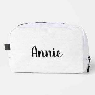 Ledername Makeup Bag, personalisieren Hochzeitsbri Waschbeutel