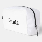 Ledername Makeup Bag, personalisieren Hochzeitsbri Waschbeutel (Rechte Ecke)