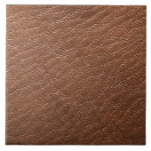 Lederne Beschaffenheit Browns Fliese (Vorderseite)