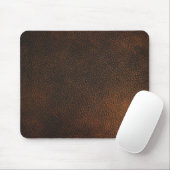 Lederne Beschaffenheit Browns Mousepad (Mit Mouse)