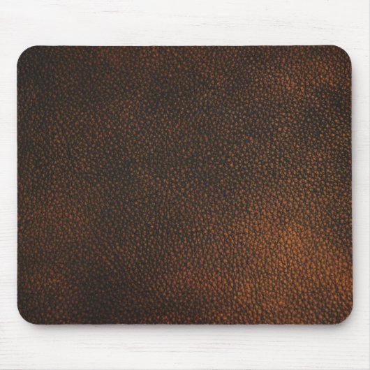 Lederne Beschaffenheit Browns Mousepad (Vorne)