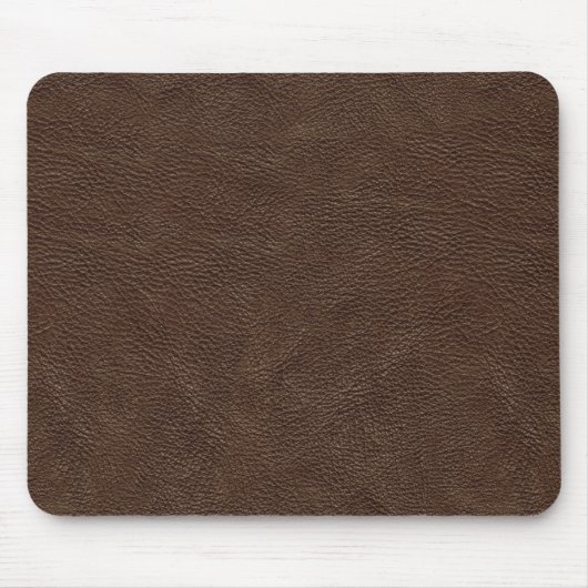 Lederne Beschaffenheit Browns Mousepad (Vorne)