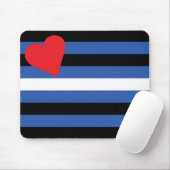 Lederne Flagge (traditionell) Mousepad (Mit Mouse)
