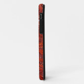 lederne Mustangs mit silbernem bördelndem iphone Case-Mate iPhone Hülle (Hinten/Links)