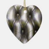 Lederne Polsterung Keramikornament (Rechts)