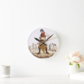 Lederner Aufbereiter, "vom Kostüm von Runde Wanduhr (Zuhause)