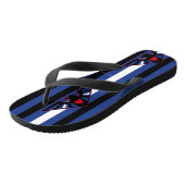 Lederner Eagle-Stolz Badesandalen (Schrägansicht)