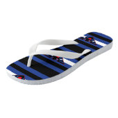 Lederner Eagle-Stolz Badesandalen (Schrägansicht)