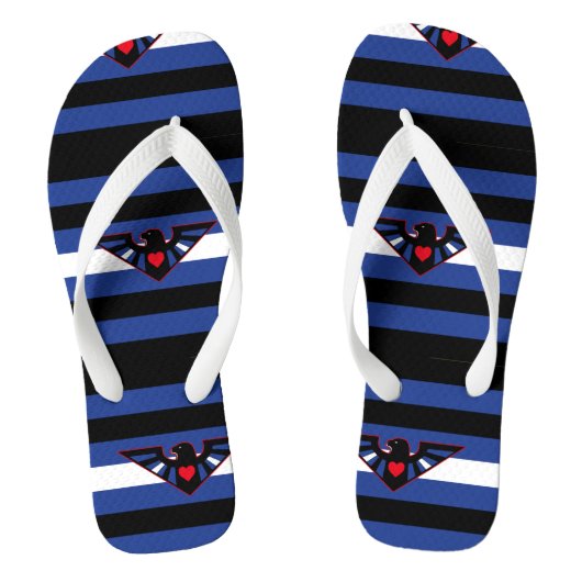 Lederner Eagle-Stolz Badesandalen (Fußbett)