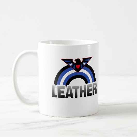Lederner Eagle-Stolz Kaffeetasse (Links)